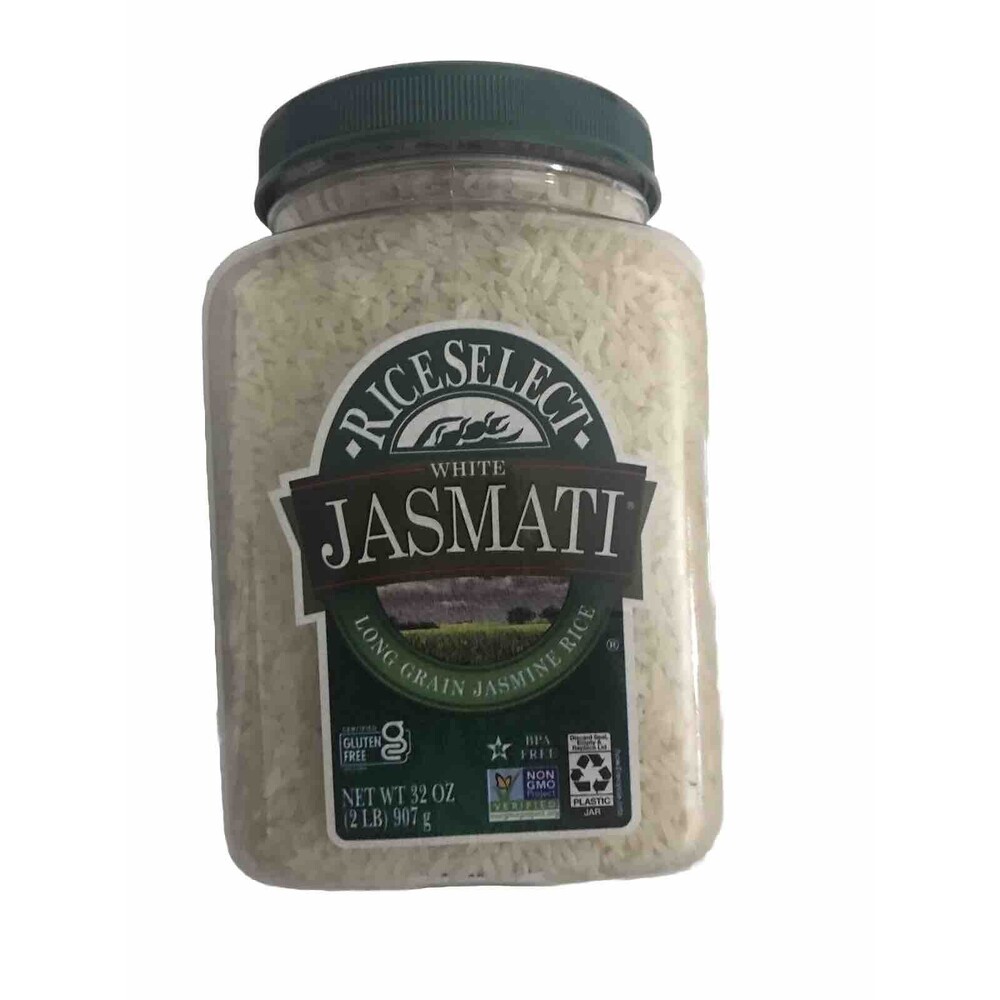 Jasmati Rice Long-Grain Jasmine Rice Premium Gluten Free Rice Non-GMO 32 Ounc..